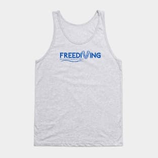 Freediving - Breathless Wonders Await | Freediving | Freediver | Ocean lover | Diver | Apnea Tank Top